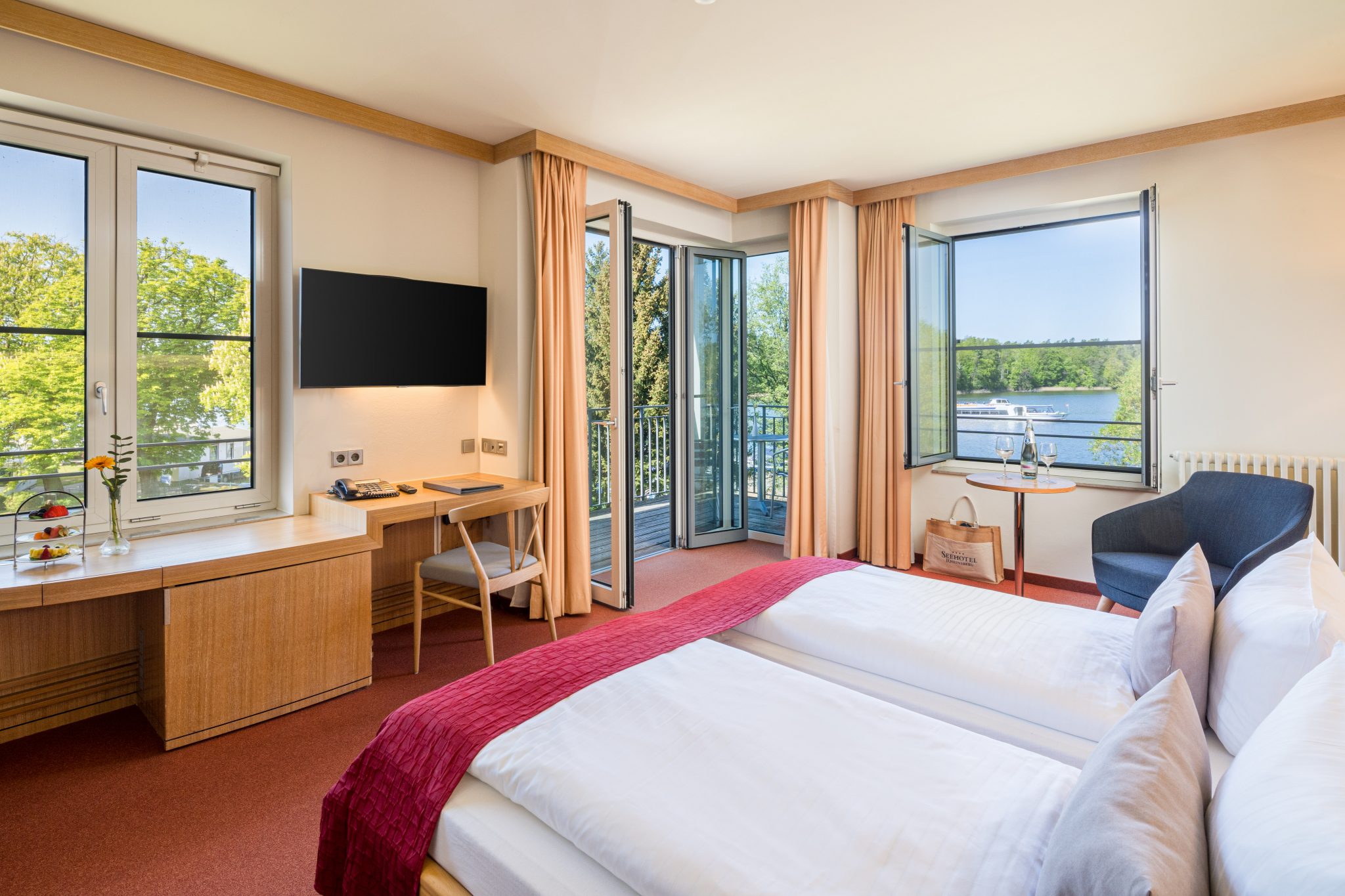 Premium_Zimmer_Seehotel Rheinsberg_Ausblick